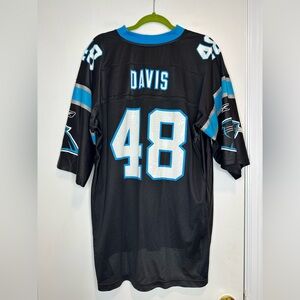 Vintage Reebok NFL SzXL Stephen Davis #48 Carolina Panthers On The Field Jersey.